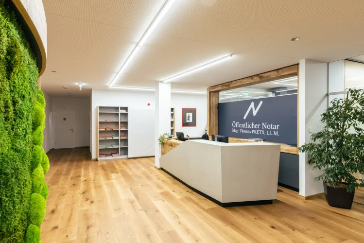 Noter Prets Büro Ansicht